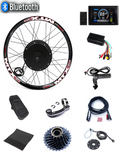 52V 2000W rear hub e-bike conversion kit with Bluetooth FOC controller