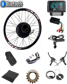 72V 3000W rear hub e-bike conversion kit with TFT display
