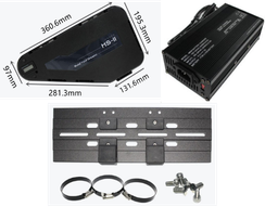 HS 60V 20Ah triangle ebike battery with LG cells and 60A BMS — LC Leccys